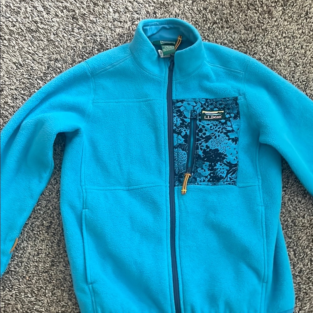 L.L. Bean Blue Fleece Jacket